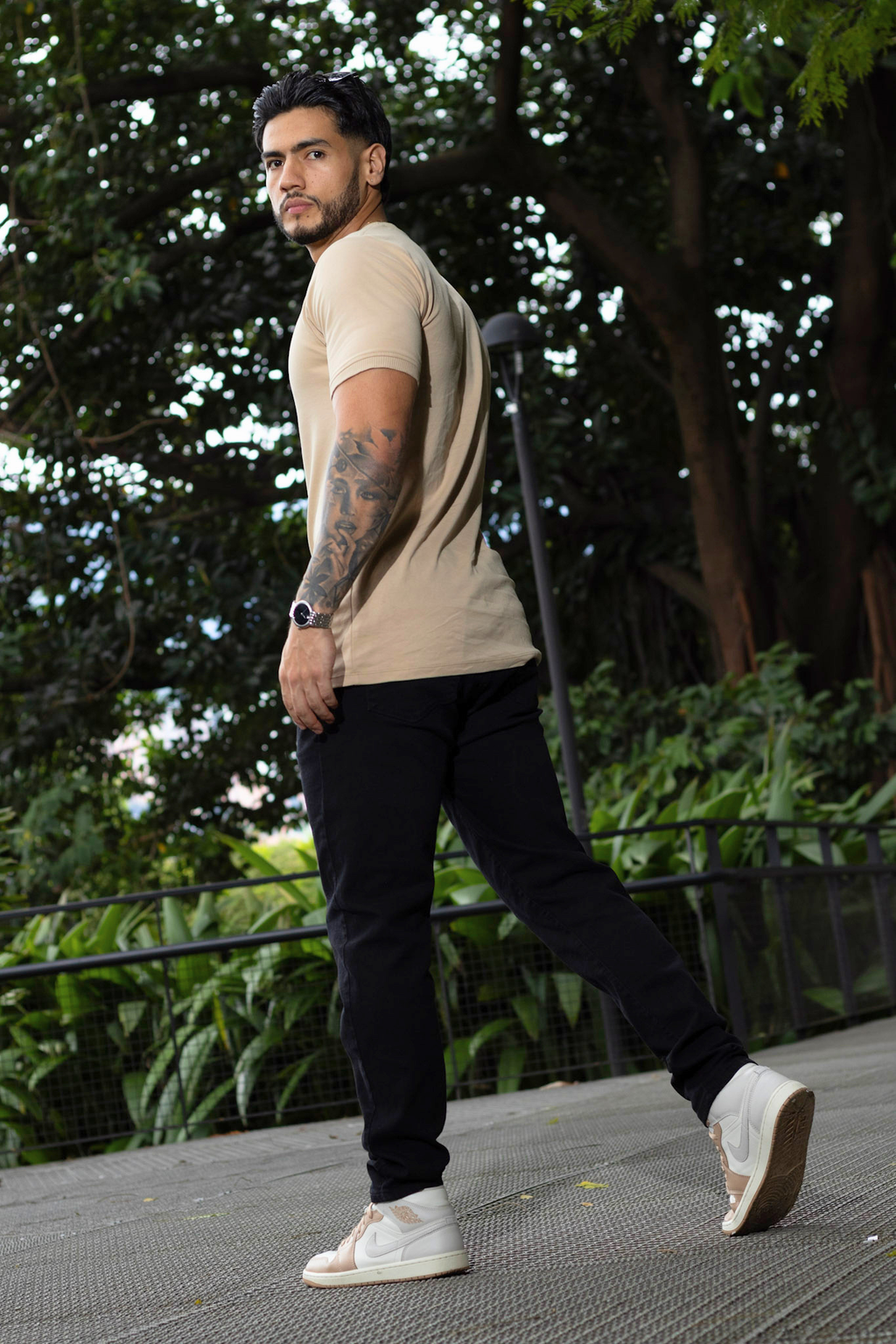 Jean Hombre Negro Slim Fit