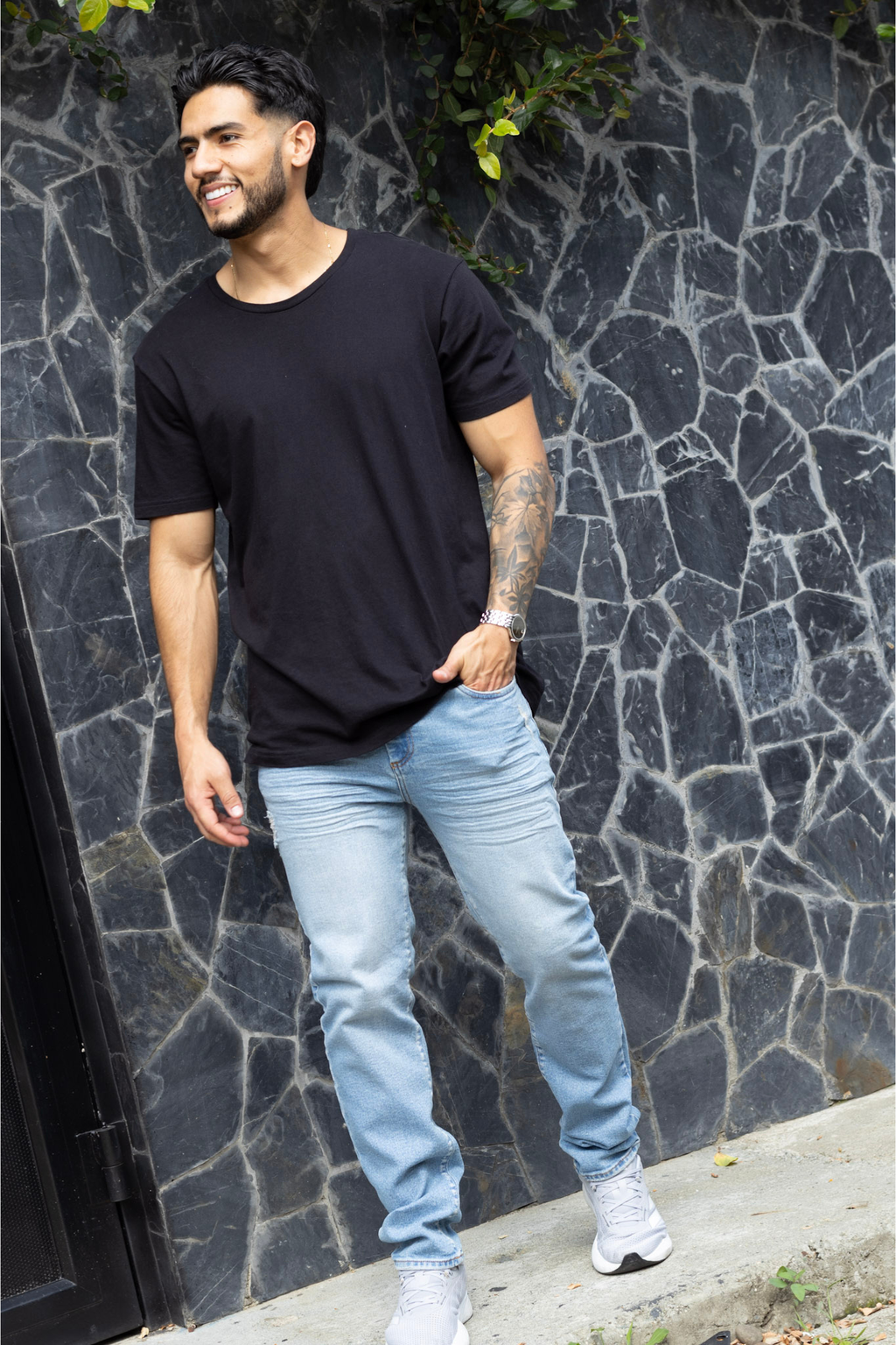 Jean Hombre Azul Claro Corte Slim