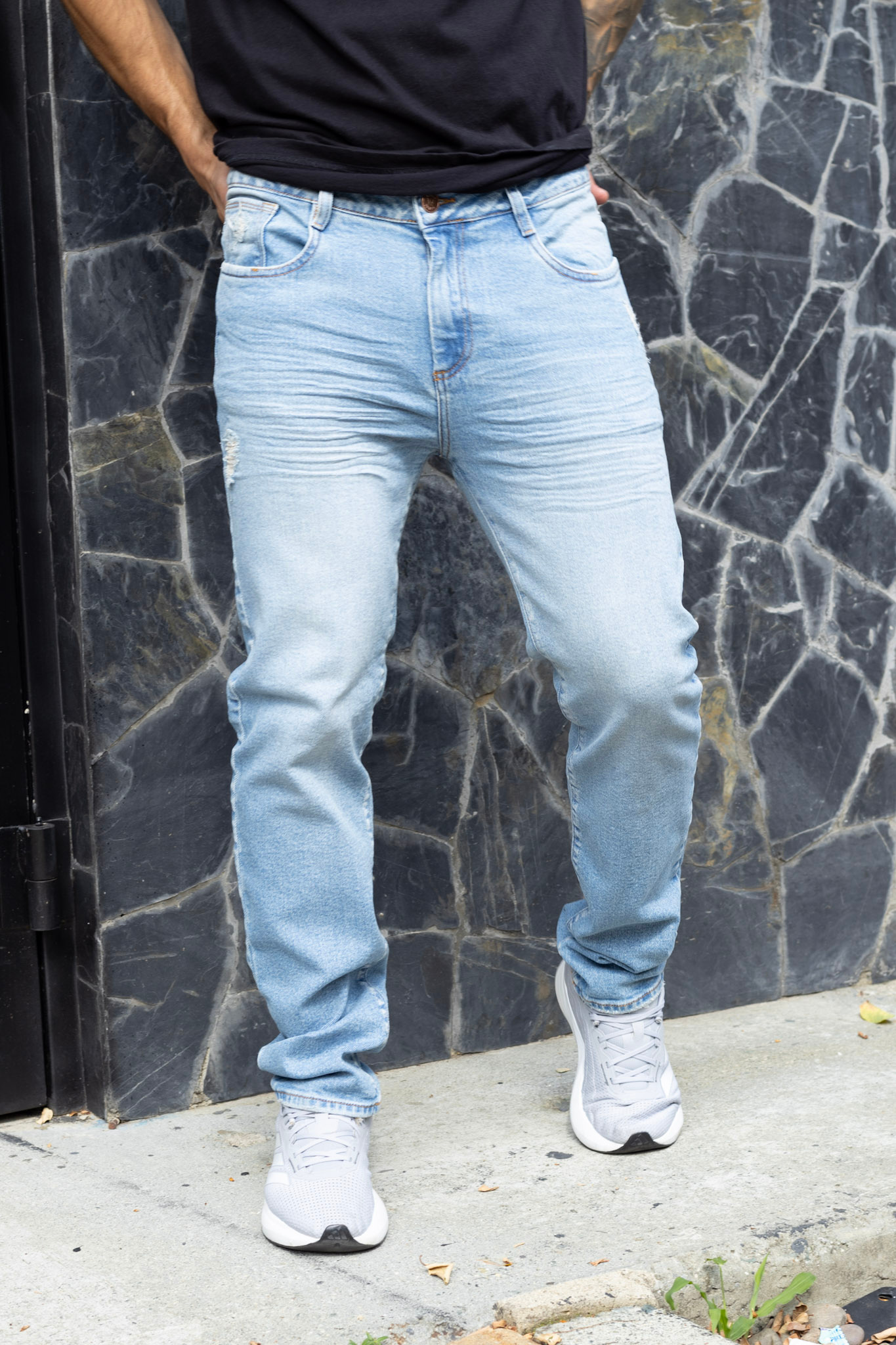 Jean Hombre Azul Claro Corte Slim