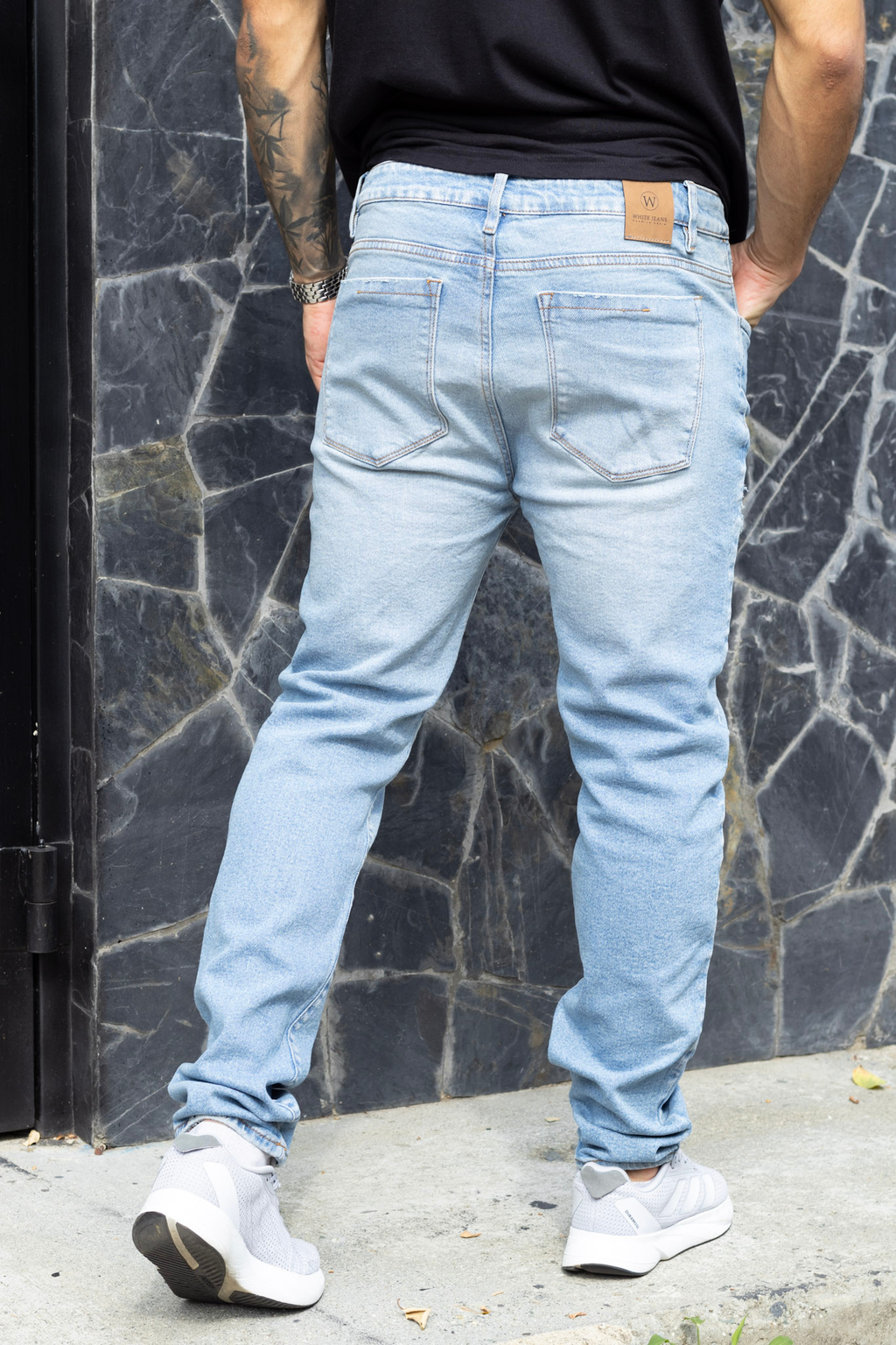 Jean Hombre Azul Claro Corte Slim