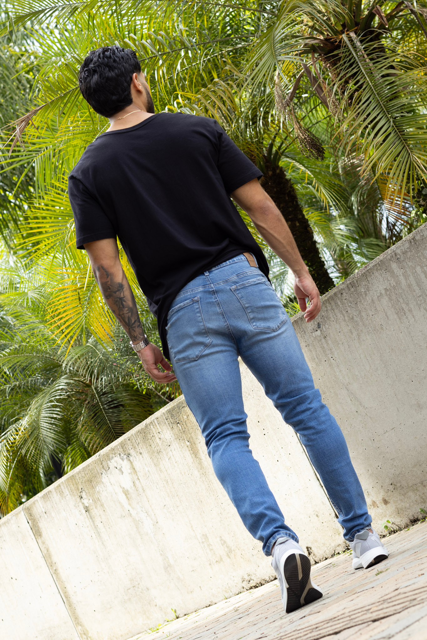 Jean Hombre Azul Medio Slim Fit