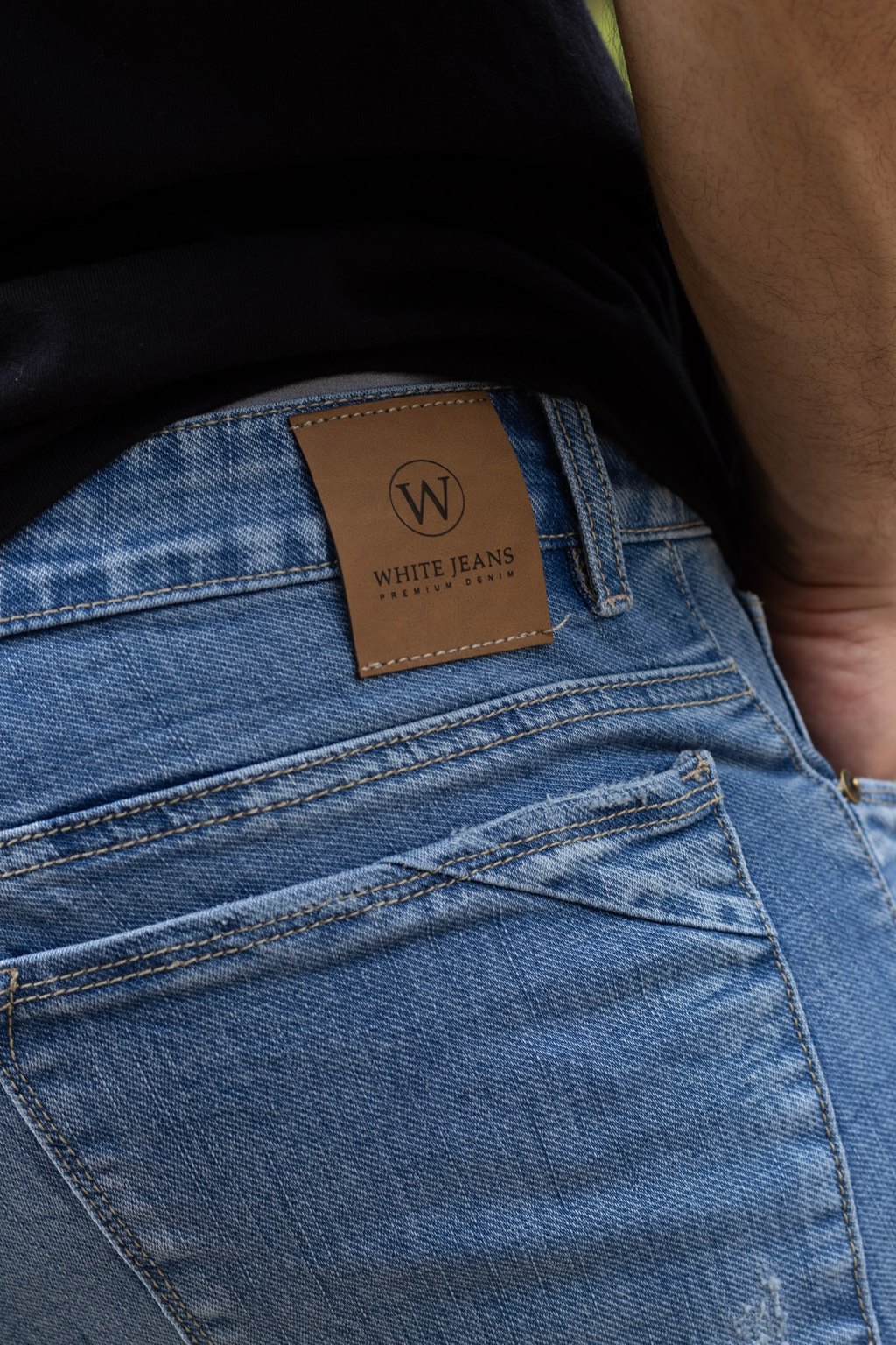 Jean Hombre Azul Medio Slim Fit