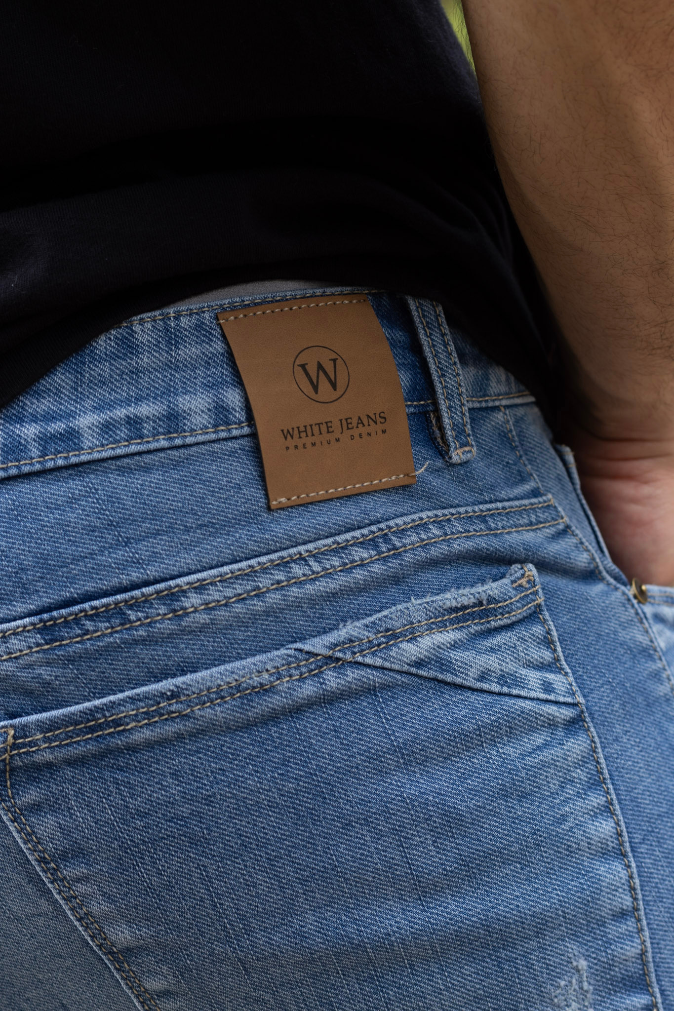 Jean Hombre Azul Medio Slim Fit