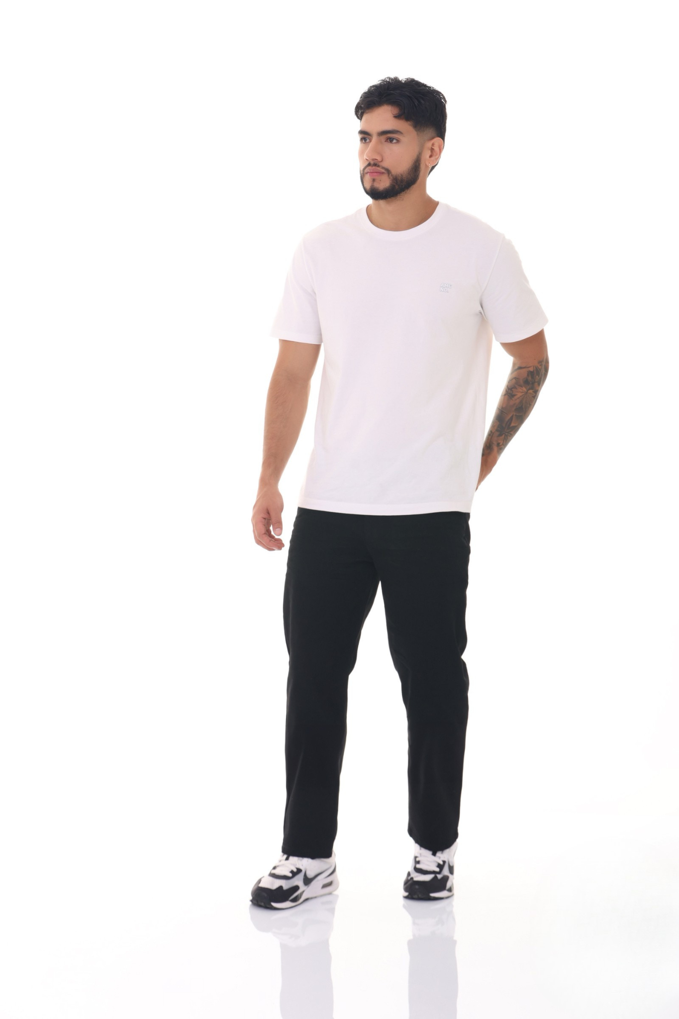 Jean Hombre Negro Corte Slim