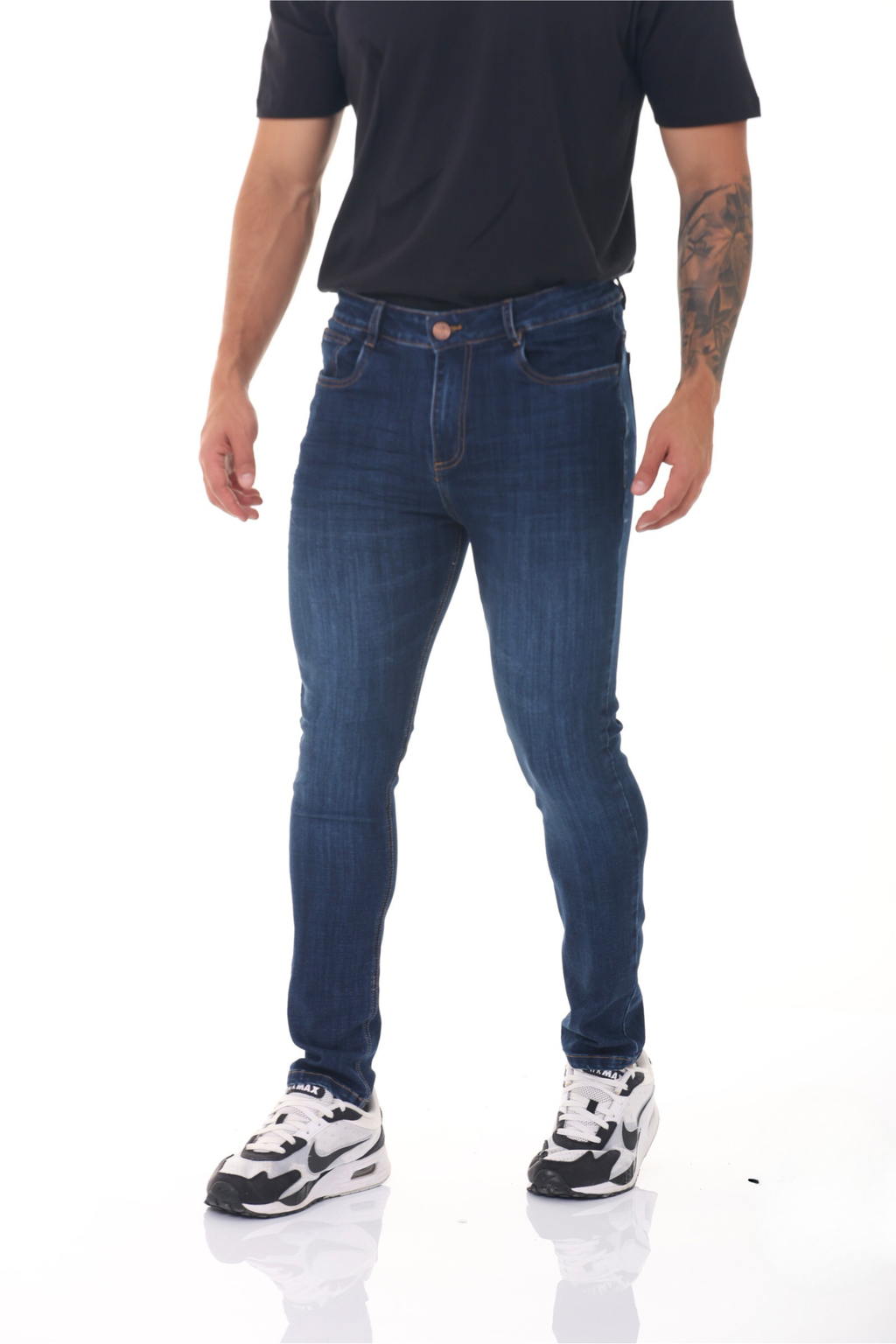 Jean Hombre Azul Oscuro Corte Slim