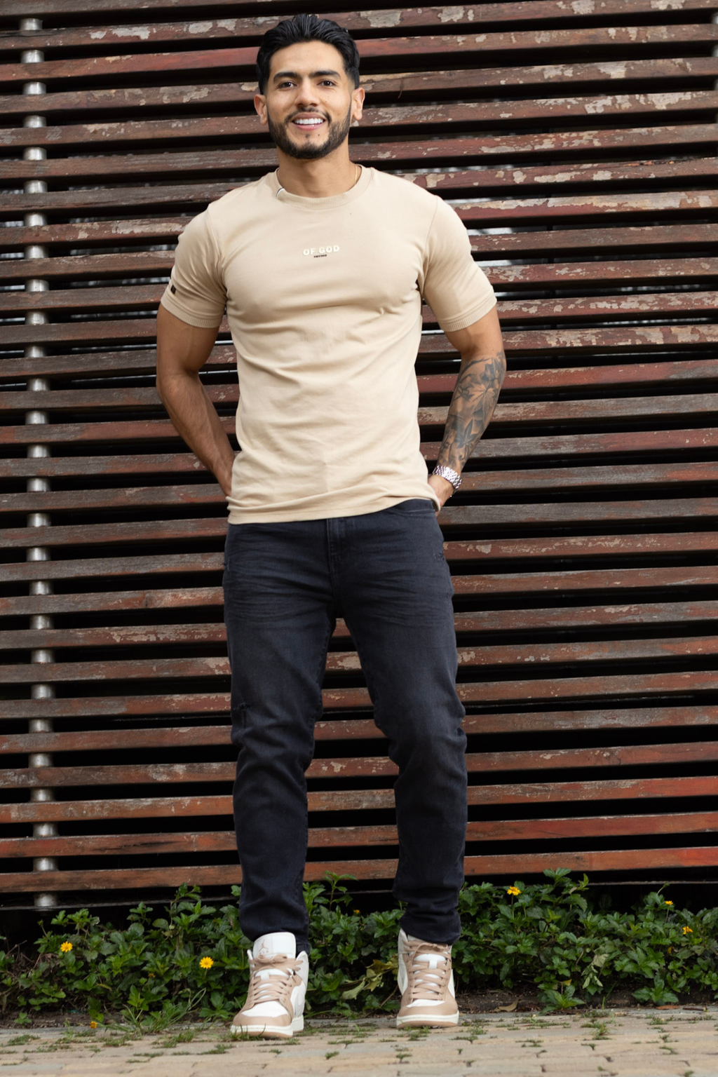 Jean Hombre Negro Slim Fit