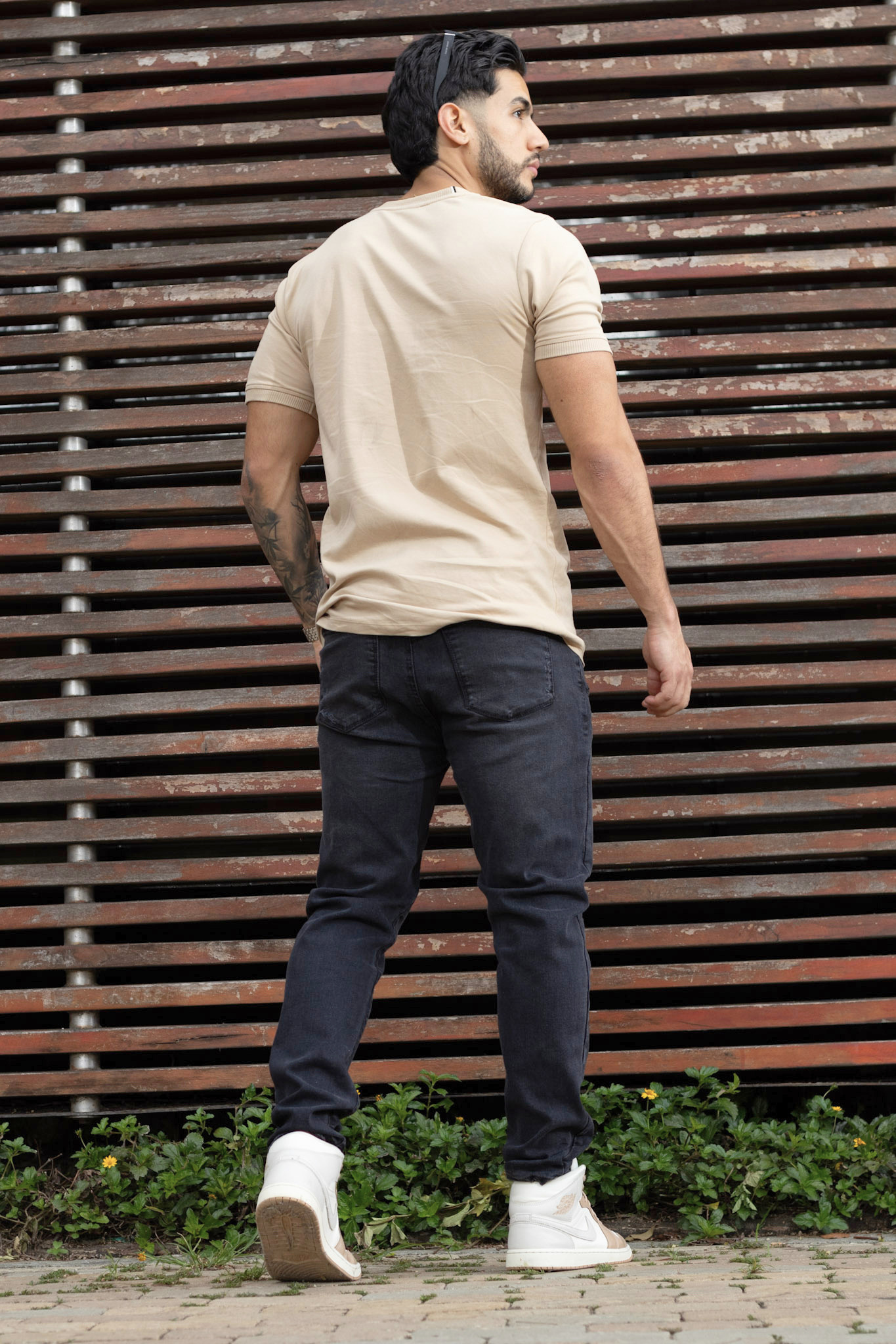 Jean Hombre Negro Slim Fit